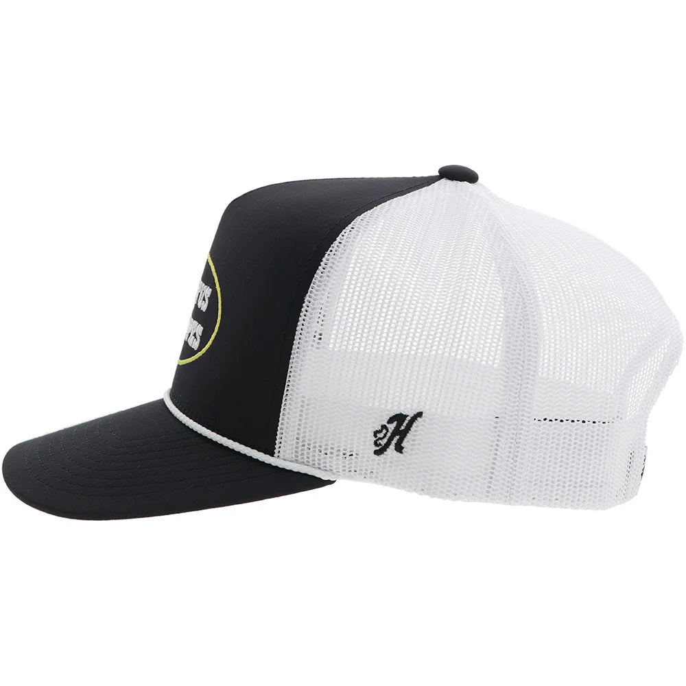 Hooey "Cactus Ropes" Rope Trucker Hat in Black