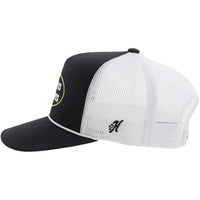 Hooey "Cactus Ropes" Rope Trucker Hat in Black