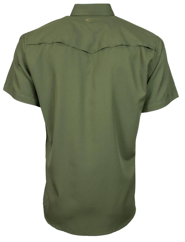Hooey Men's Sol Olive Short Sleeve Snap Shirt