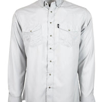 Hooey Men's Sol Grey Long Sleeve Western Snap Shirt