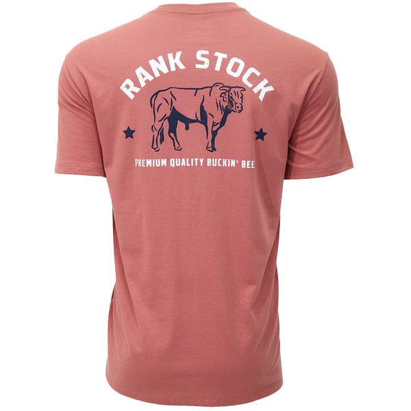 Hooey Men's Charbray Graphic Tee in Light Mahogany