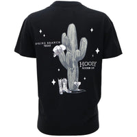 Hooey Women's S/S Social Club Graphic Tee in Black