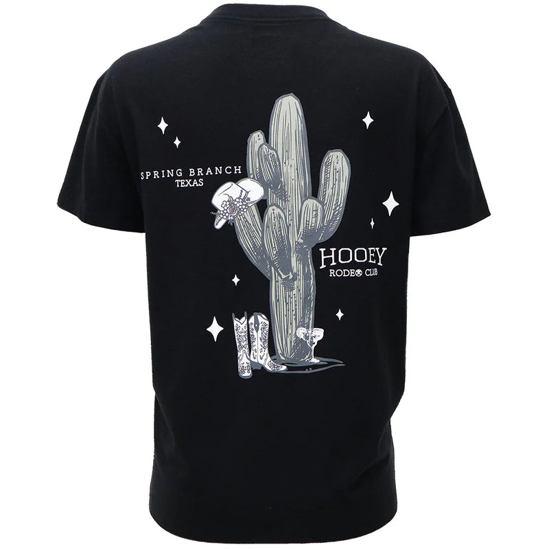 Hooey Women's S/S Social Club Graphic Tee in Black
