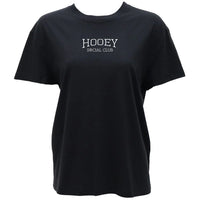 Hooey Women's S/S Social Club Graphic Tee in Black