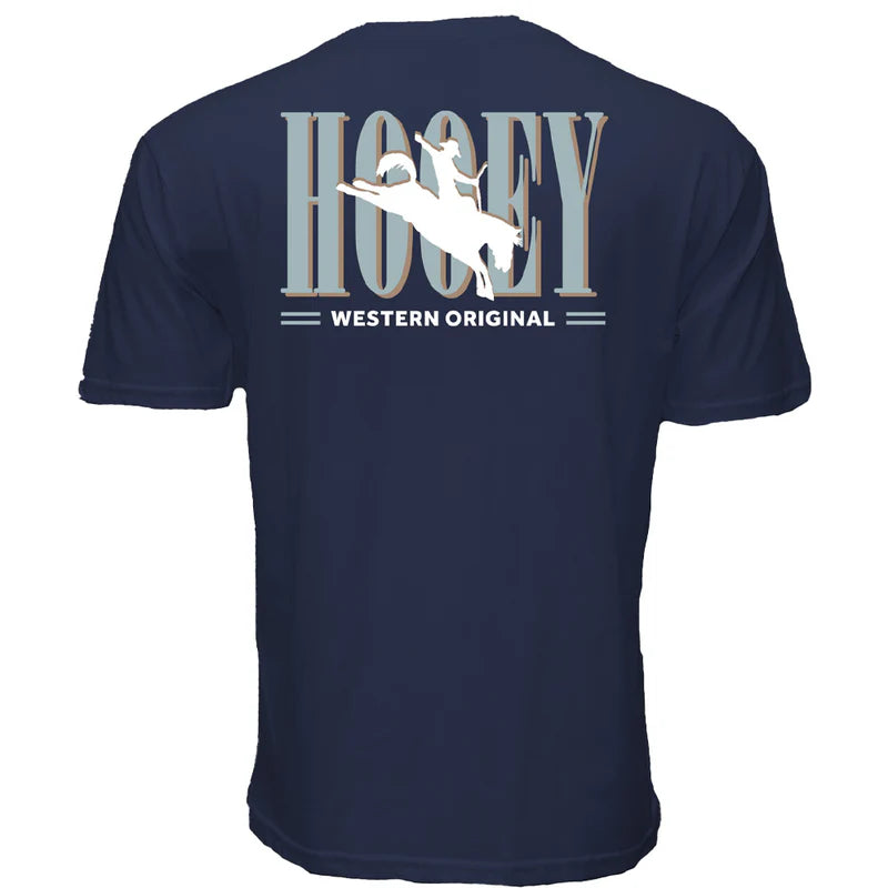 Hooey Men's Wild Ride Graphic Tee in Navy