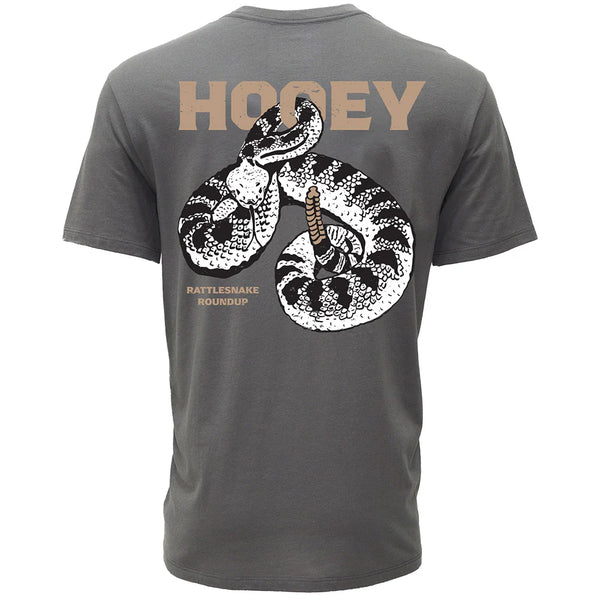 Hooey Men's Rattler Graphic Tee in Dark Grey