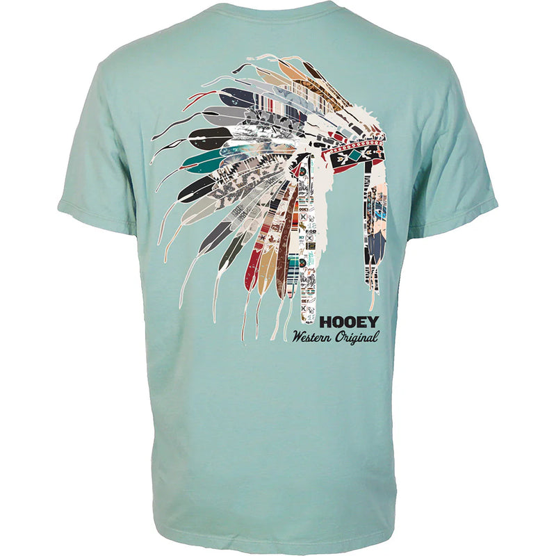 Hooey Men's Hooey Heritage Graphic Tee in Light Blue