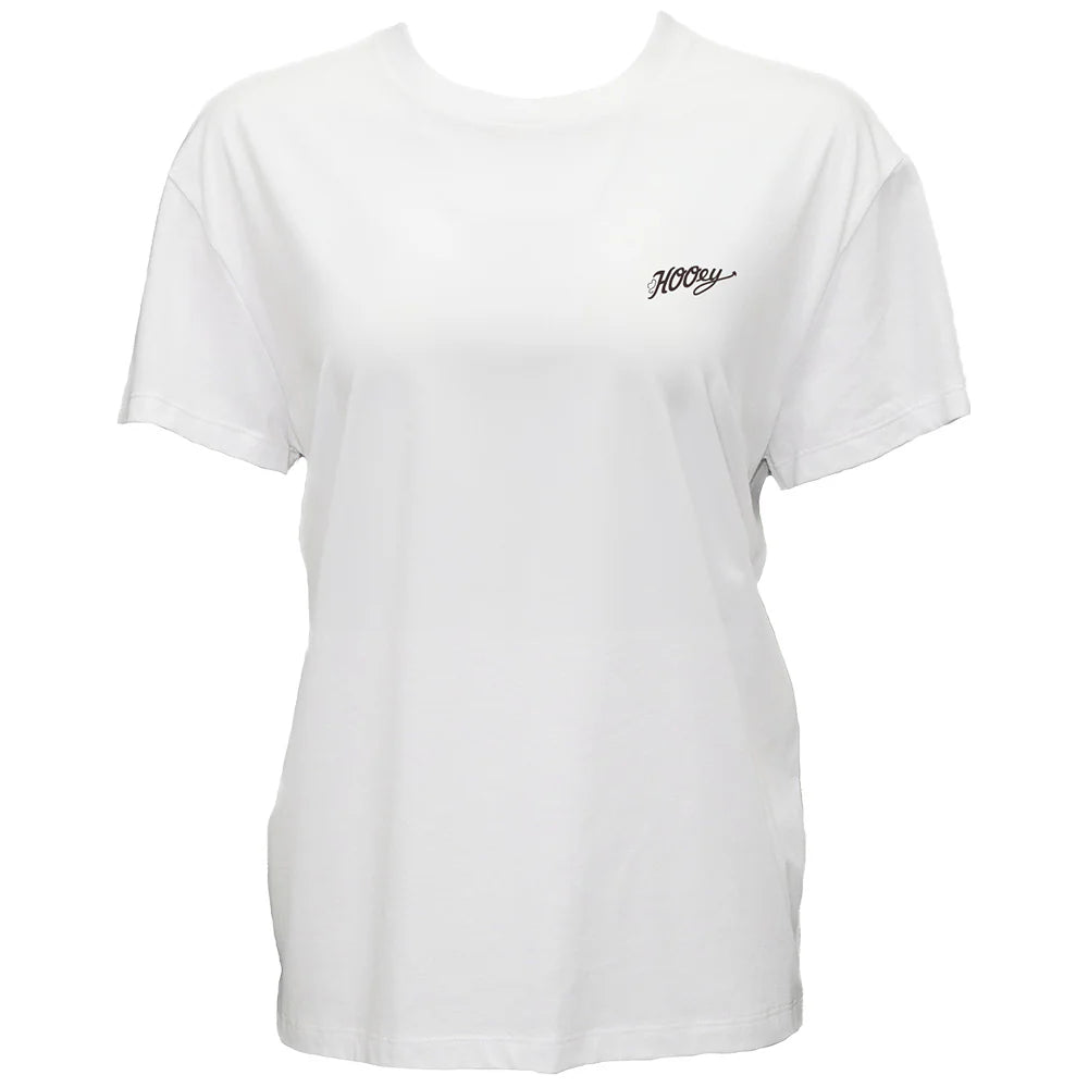 Hooey Women's S/S Concho Graphic Tee in Cream