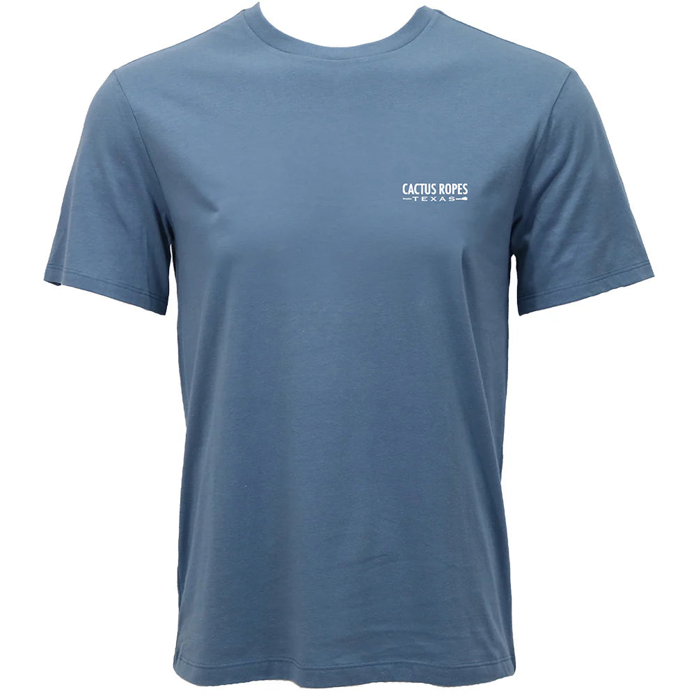 Hooey Men's Cactus Ropes Graphic Tee in Dark Denim