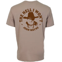 Hooey Men's John Wayne Graphic Tee in Light Brown