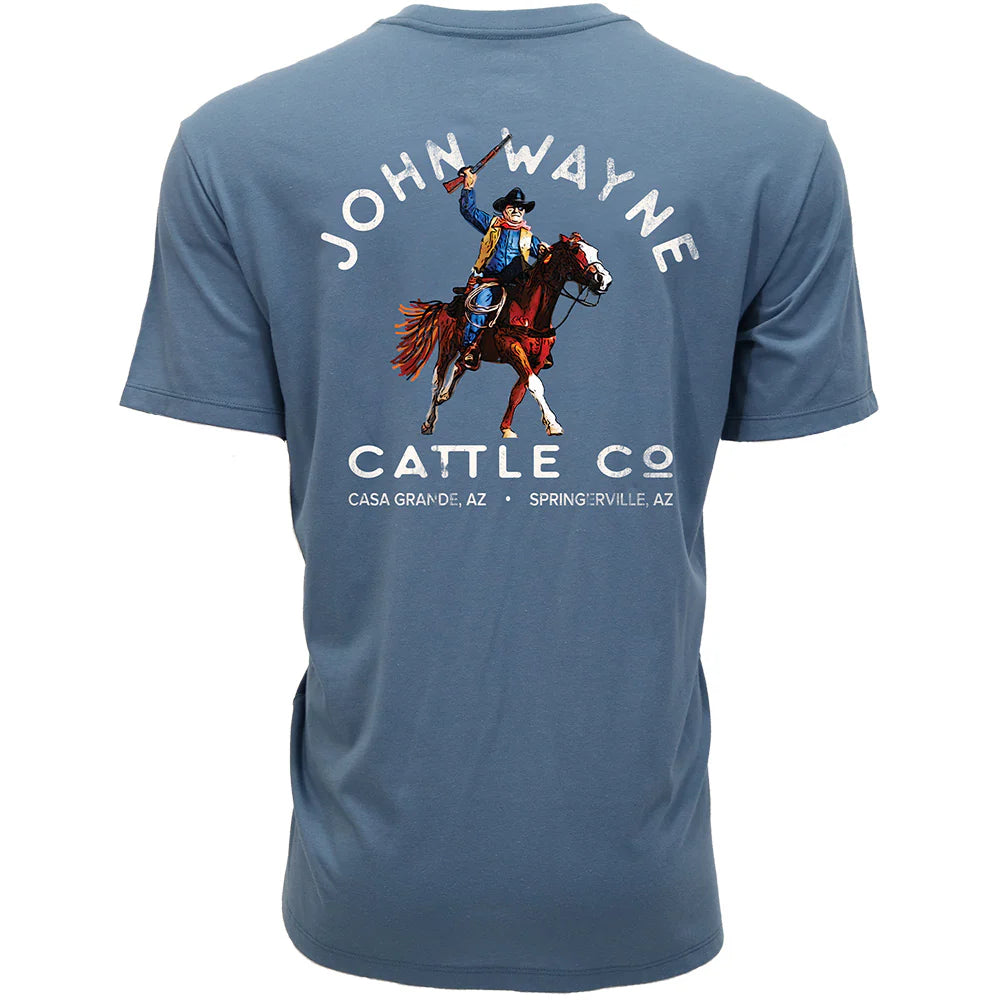 Hooey Youth John Wayne Graphic T-Shirt in Dark Denim