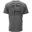 Hooey Men's John Wayne Graphic Tee in Steel Grey