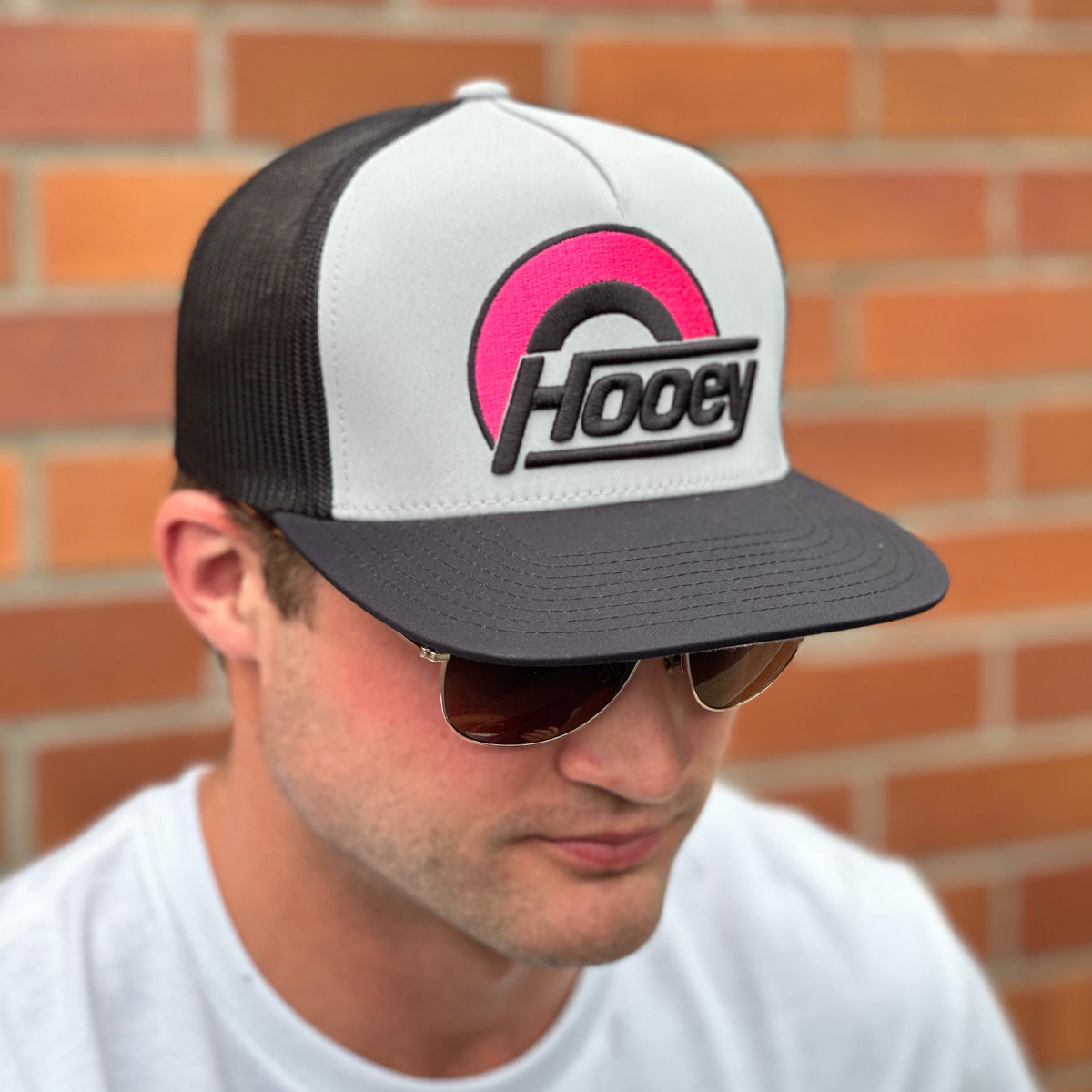 Hooey "Suds" Grey/ Black Snapback Hat
