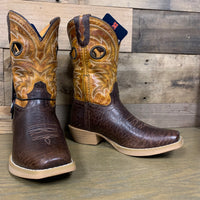 Dan Post Kid's Shyloh Boot in Brown and Golden Maize