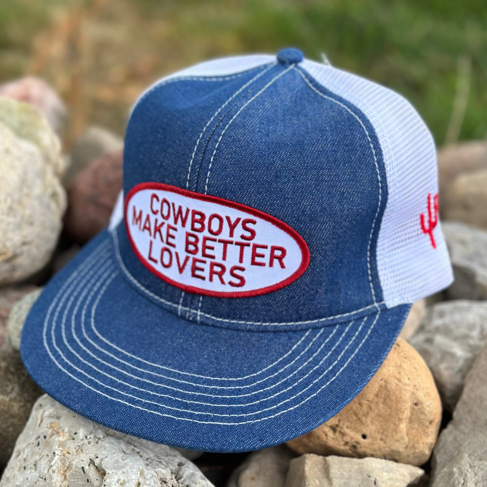 Better Lovers- Mega Blue Denim/ Blue Mesh Snapback – Cactus Alley