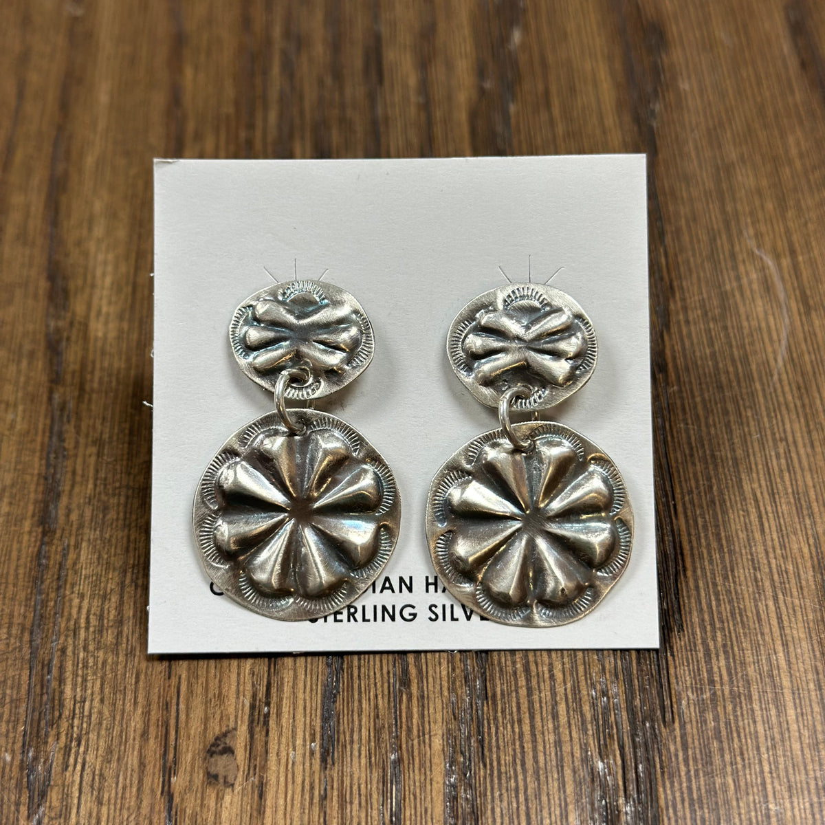 Joanne Begay Handmade Sterling Silver Earrings