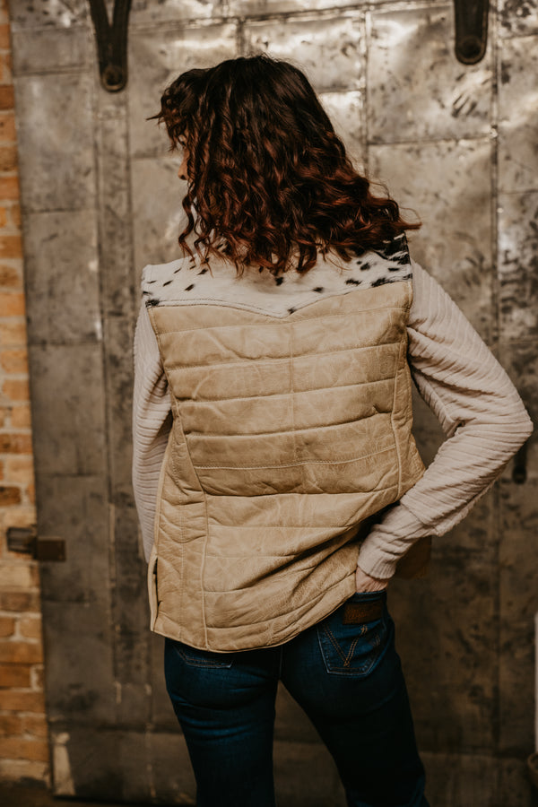 STS Ranchwear Women's Adalyn Palomino Cowhide Concealed Carry Vest