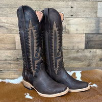 Tanner Mark Women's Emery 14" Narrow Square Toe Boot in Brown