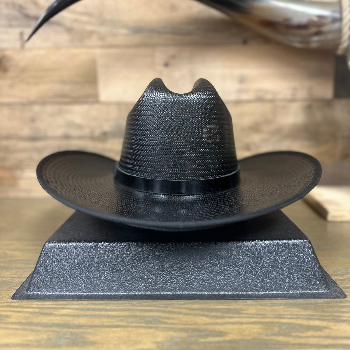 Charlie 1 Horse x Lainey Wilson Last Call Straw Hat in Black