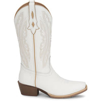 Justin Women's Rae 12" Western Boot in Bright White