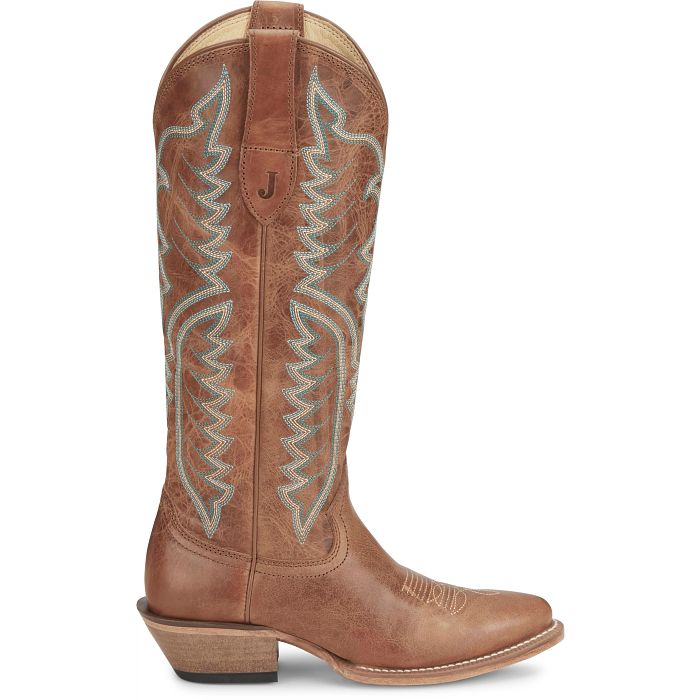 Justin Women's Evelyn 15" Western Boot in Barnwood