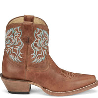 Justin Women's Isabella Western Bootie in Barnwood