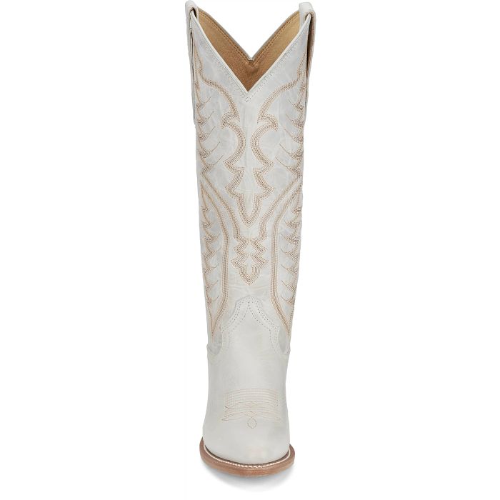 Justin Women's Evelyn 15" Western Boot in Vintage Ivory