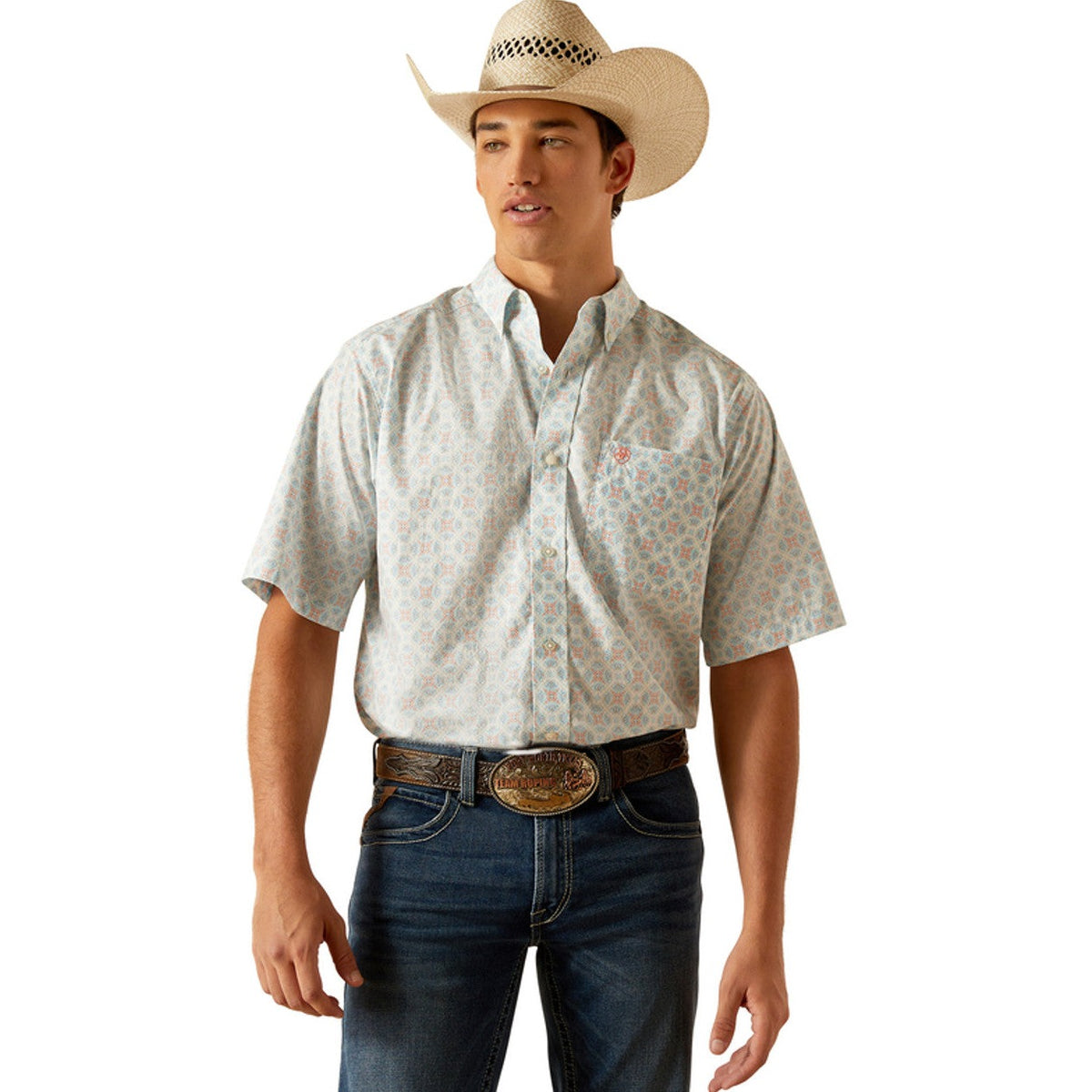 Ariat Men's Kai S/S Classic Fit Western Button Down Shirt