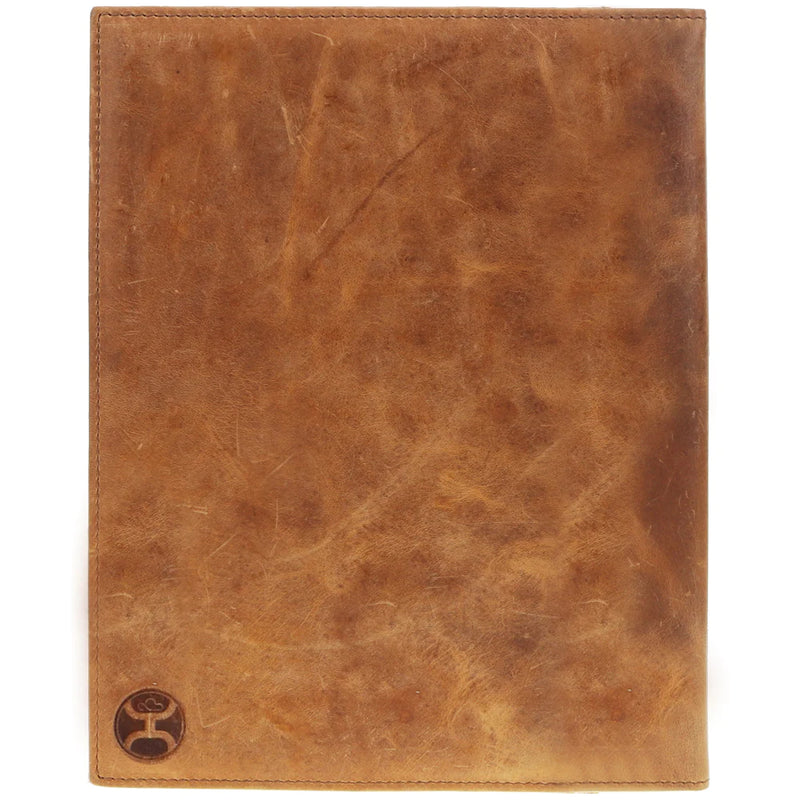 Hooey "Classic" Leather Notebook Cover- Brown