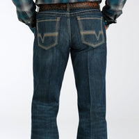 Cinch Men's Grant Relaxed Fit Bootcut Jean in Dark Stonewash
