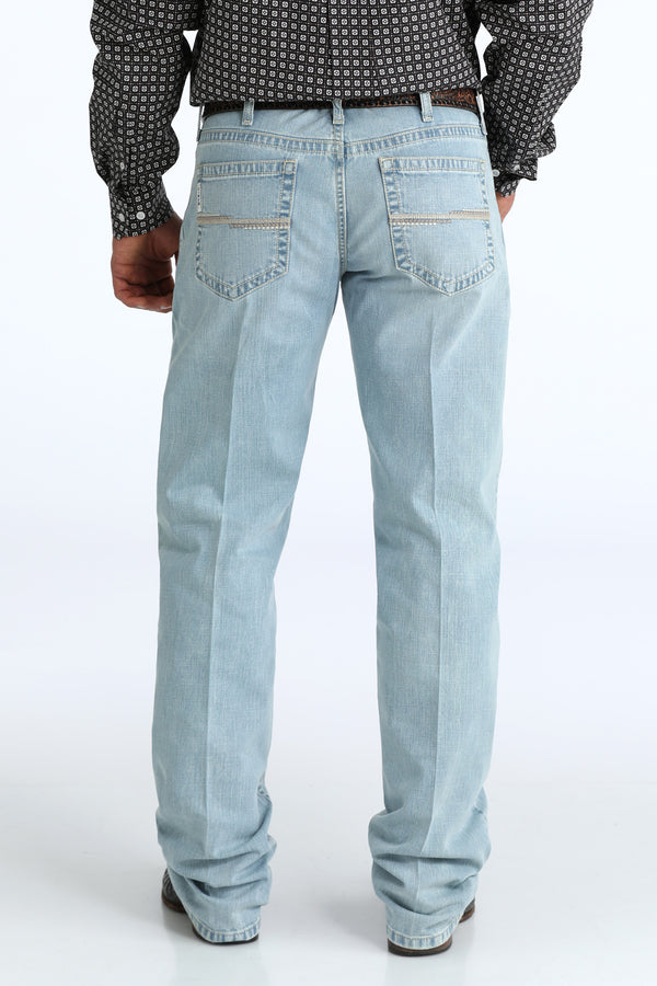 Cinch Men's White Label Relaxed Straight Jean in Light Wash