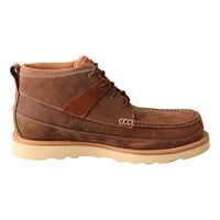 Twisted X Men's 4" Wedge Sole Boot in Oiled Saddle