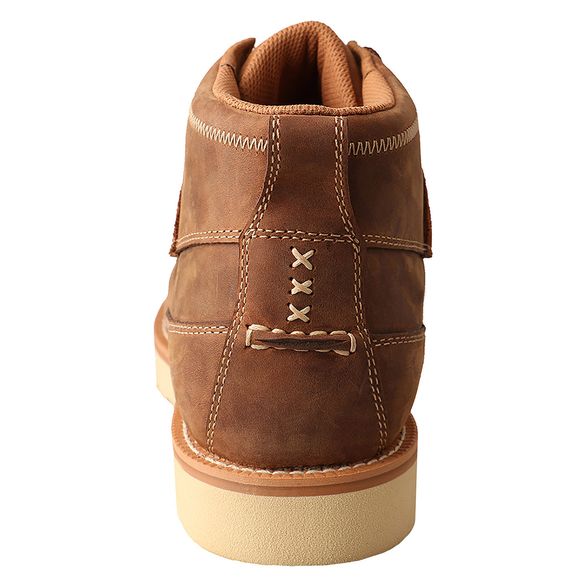 Twisted X Men's 4" Wedge Sole Boot in Oiled Saddle