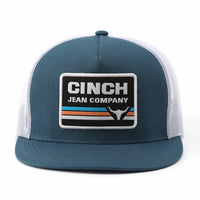 Cinch Men's Logo Patch Trucker Cap in Teal