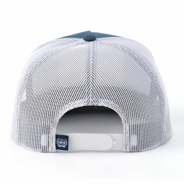 Cinch Men's Logo Patch Trucker Cap in Teal