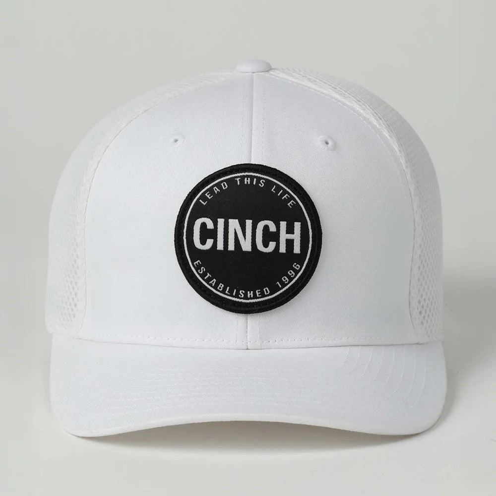 Cinch Men's Men's Flexfit® Airmesh Cap in White