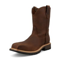 Twisted X Men's 10" Nano Toe Cowboy Work Boot in Dark Brown