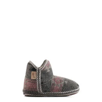 Blazin Roxx Women's Hallie Ankle Boot Slippers in Grey & Pink Aztec