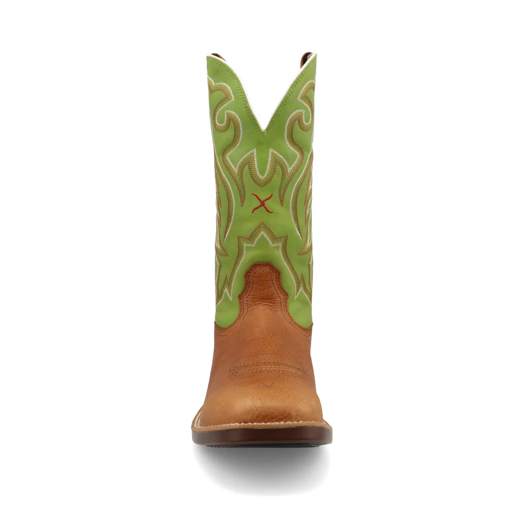 Twisted X Men's 13" Top Hand Boot in Peanut and Dark Citron