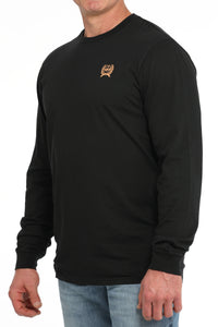 Cinch Men's "Shootin' From The Hip" L/S Graphic Logo T-Shirt in Black