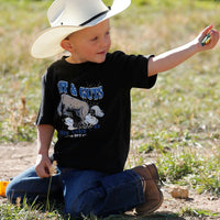 Cinch Baby & Toddler Grit & Guts T-Shirt in Black