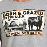 Cinch Men's Born And Grazed Graphic Logo T-Shirt