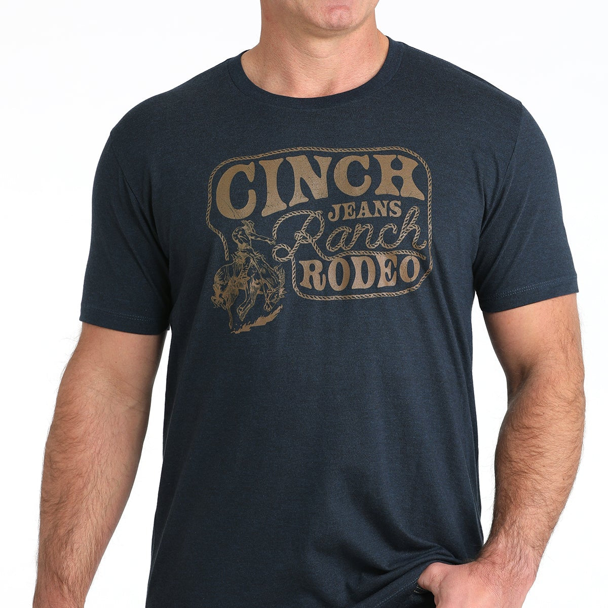 Cinch Men's Rope Logo Graphic T-Shirt in Navy