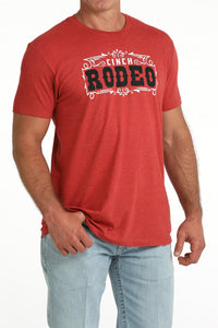 Cinch Men's Rodeo Graphic T-Shirt in Red