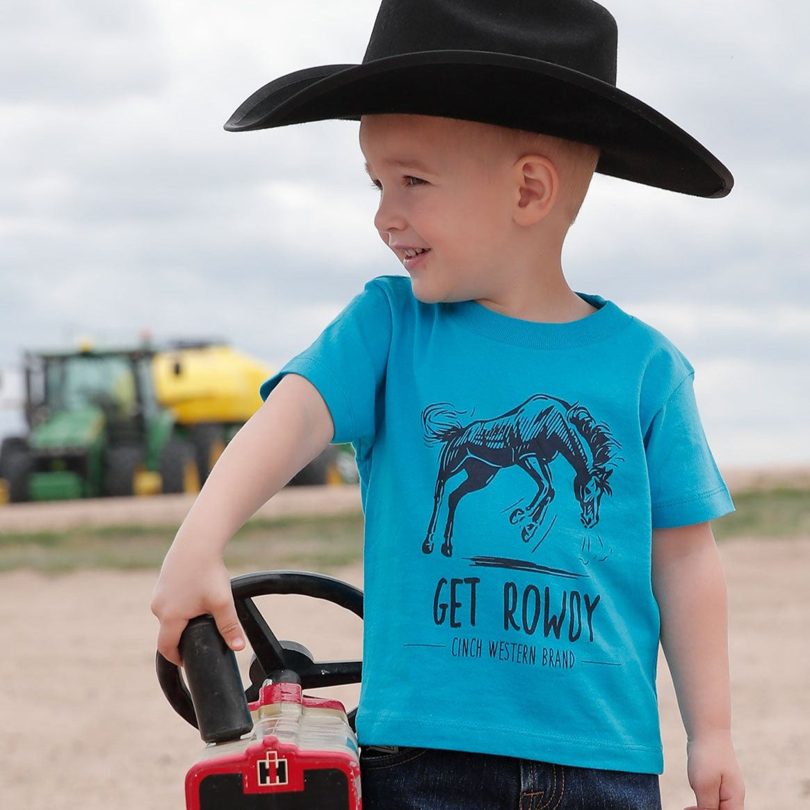 Cinch Toddler Get Rowdy Graphic Tee