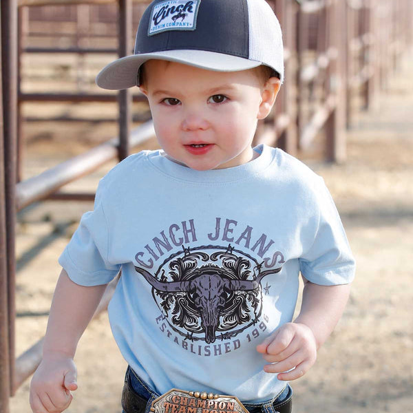 Cinch Baby & Toddler Boy's S/S Graphic Tee in Light Gray
