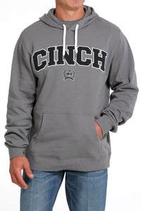 Cinch Men's Logo Hoodie in Grey
