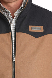 Cinch Men's Wooly Concealed Carry Vest in Brown