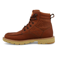 Twisted X Men's CellStretch 6"Lace Up Work Boot in Rust