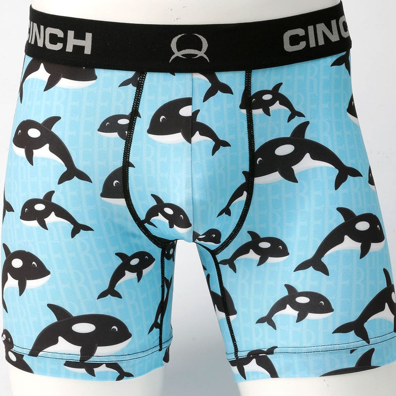 Cinch Jeans  Men's Elephant Print 9 Boxer Briefs